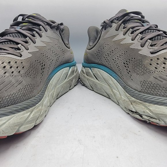 Hoka One One Clifton 7 Mens 12.5 Wide 2E Gray Running Shoes Sneaker 1110534 WDDS main image 9